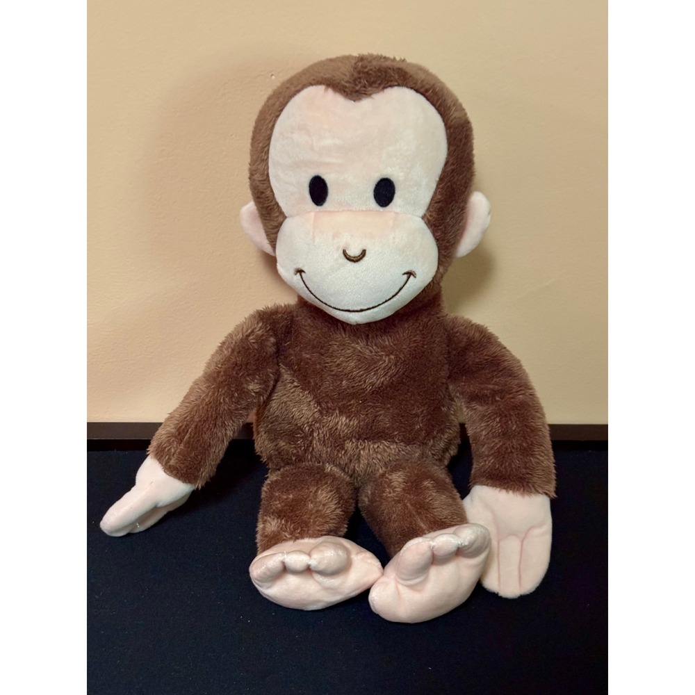 Curious George Plush Story Packs Spirit Brown Monkey Stuffed Animal 12"